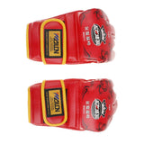 Maxbell Half-finger Boxing Gloves UFC MMA Sandbag Training Grappling Gloves Red - Aladdin Shoppers