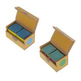 Maxbell 2 Pieces Cubes Pool Cue Tip Table Chalk Snooker Billiard Accessories Blue - Aladdin Shoppers
