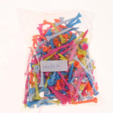 Maxbell 200 Plastic Mixed Color Golf Tees Golf Practice Training Accessories 54mm - Aladdin Shoppers