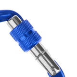 Maxbell Maxbell 12KN Alloy Screwgate Locking Carabiner For Climbing Backpack Hook Royal Blue