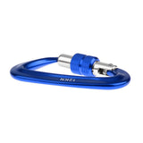 Maxbell Maxbell 12KN Alloy Screwgate Locking Carabiner For Climbing Backpack Hook Royal Blue