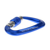 Maxbell Maxbell 12KN Alloy Screwgate Locking Carabiner For Climbing Backpack Hook Royal Blue
