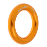 Maxbell 22KN Rock Climbing Rappel Ring Bail-Outs Rigging Equipment - Gold 6.8cm - Aladdin Shoppers