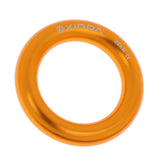 Maxbell 22KN Rock Climbing Rappel Ring Bail-Outs Rigging Equipment - Gold 6.8cm - Aladdin Shoppers