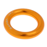 Maxbell 22KN Rock Climbing Rappel Ring Bail-Outs Rigging Equipment - Gold 6.8cm - Aladdin Shoppers