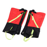 Maxbell Kids Waterproof Outdoor Hiking Walking Climbing Ski Snow Leg Gaiters Red