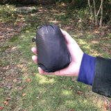 Maxbell Maxbell Multifunction Rain Poncho Outdoor Camping Hiking Climbing Waterproof Apron Black