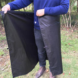 Maxbell Maxbell Multifunction Rain Poncho Outdoor Camping Hiking Climbing Waterproof Apron Black