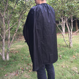 Maxbell Maxbell Multifunction Rain Poncho Outdoor Camping Hiking Climbing Waterproof Apron Black