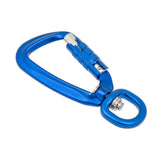 Maxbell 500KG Auto Locking Carabiner Rotating Ring Outdoor Keychain Hook Royal Blue - Aladdin Shoppers