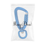 Maxbell 500KG Auto Locking Carabiner Rotating Ring Outdoor Keychain Hook Royal Blue - Aladdin Shoppers