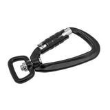 Maxbell Outdoor Auto Self Locking Carabiner Keychain Climb Backpack Hook Black - Aladdin Shoppers