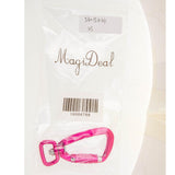 Maxbell Maxbell Outdoor Auto Self Locking Carabiner Keychain Climb Backpack Hook Rose red