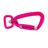 Maxbell Maxbell Outdoor Auto Self Locking Carabiner Keychain Climb Backpack Hook Rose red