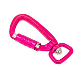 Maxbell Maxbell Outdoor Auto Self Locking Carabiner Keychain Climb Backpack Hook Rose red