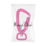 Maxbell Maxbell Outdoor Auto Self Locking Carabiner Keychain Climb Backpack Hook Rose red