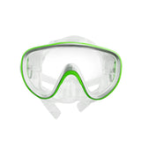 Maxbell Waterproof Swimming Diving Goggles Mask + Breathing Tube Snorkel Set Green - Aladdin Shoppers