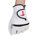 Maxbell Maxbell Men's Soft Breathable Synthetic Leather Golf Glove Mitten for Left Hand 23#