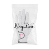 Maxbell Maxbell Men's Soft Breathable Synthetic Leather Golf Glove Mitten for Left Hand 23#