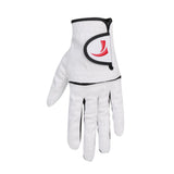 Maxbell Maxbell Men's Soft Breathable Synthetic Leather Golf Glove Mitten for Left Hand 23#