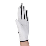 Maxbell Maxbell Men's Soft Breathable Synthetic Leather Golf Glove Mitten for Left Hand 24#