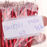 Maxbell Maxbell 10 Pieces 53mm 2BA Thread Aluminium Alloy Re-Grooved Dart Stems Shafts Red