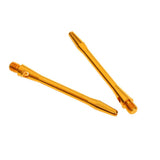 Maxbell Maxbell 10 Pieces 53mm 2BA Thread Aluminium Alloy Re-Grooved Dart Stems Shafts Gold