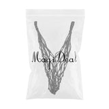 Maxbell Basketball Volleyball Soccer Mesh Net Bag Single Ball Carrier Black