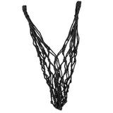 Maxbell Basketball Volleyball Soccer Mesh Net Bag Single Ball Carrier Black