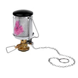 Portable Mantle Gas Propane Lantern Tent Lamp Hanging Glass Light with Key Chain for Outdoor Camping Accessory