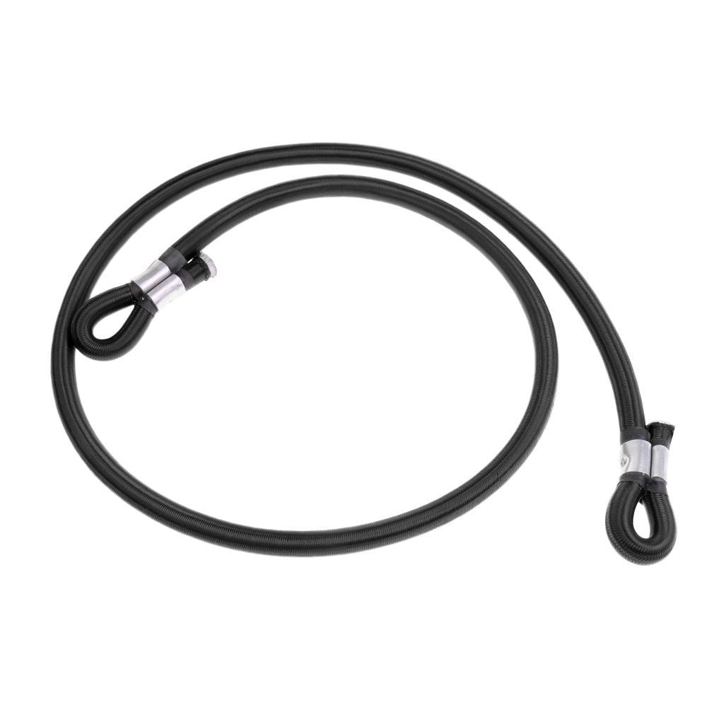 Maxbell Maxbell 12mm x 120cm Heavy Duty Bungee Cord for Children Kids Trampoline Black