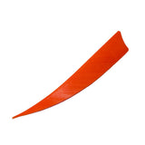 Maxbell Maxbell 5 Pieces 10cm Shield Feather Arrow Fletching For Archery Hunting Orange