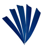 Maxbell 5 Pieces 10cm Shield Feather Arrow Fletching For Archery Hunting Blue - Aladdin Shoppers