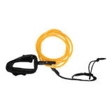 Maxbell Maxbell 7mm 6ft Surfboard Leash Leg Rope Double Stainless Steel Swivels Yellow