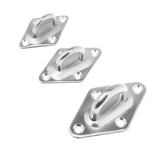 Maxbell Stainless Steel Marine Boat Hardware Heavy Duty Diamond Pad Eye Plate 5mm - Aladdin Shoppers