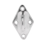 Maxbell Stainless Steel Marine Boat Hardware Heavy Duty Diamond Pad Eye Plate 5mm - Aladdin Shoppers