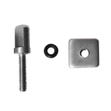 Maxbell Maxbell 3 Pieces Stainless Steel SUP Longboard Surfboard Fin Screw & Plate Set 2#