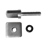 Maxbell Maxbell 3 Pieces Stainless Steel SUP Longboard Surfboard Fin Screw & Plate Set 2#