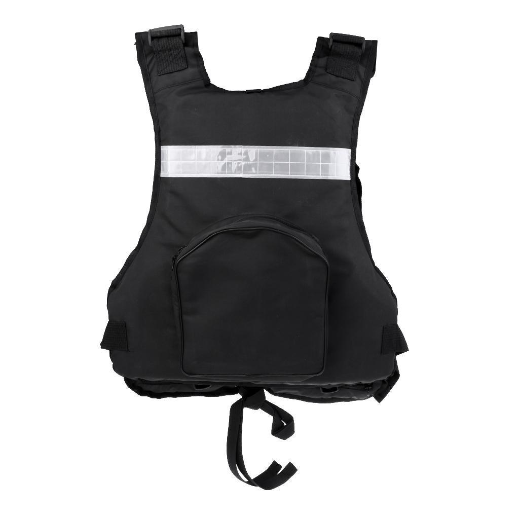 Maxbell Universal Kayak Canoe Sailing Fishing Life Jacket Buoyancy Aid Black