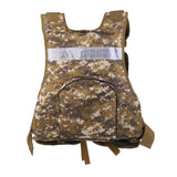 Maxbell Maxbell Universal Kayak Canoe Sailing Fishing Life Jacket Buoyancy Aid Desert Camo