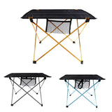 Maxbell Maxbell Aluminium Alloy Camping Folding Table Tavel Picnic Portable Desk Blue