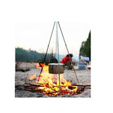 Maxbell Maxbell Aluminum Alloy Cooking Picnic Pot Fire Oven Tripod Hanger Grill Stand 3 Leg with Hook and Chain