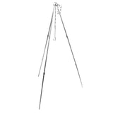 Maxbell Maxbell Aluminum Alloy Cooking Picnic Pot Fire Oven Tripod Hanger Grill Stand 3 Leg with Hook and Chain