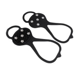 Maxbell Maxbell Non-slip Five Teeth Snow Ice Cleats Grippers Grips Spikes Shoes Soles Boots Ice Fishing Climbing