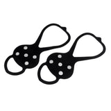 Maxbell Maxbell Non-slip Five Teeth Snow Ice Cleats Grippers Grips Spikes Shoes Soles Boots Ice Fishing Climbing