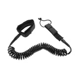 Maxbell Maxbell Surfboard Surfing Leash SUP Board Leash Coiled Cord with Double Swivels 12ft
