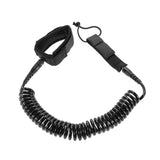 Maxbell Maxbell Surfboard Surfing Leash SUP Board Leash Coiled Cord with Double Swivels 12ft