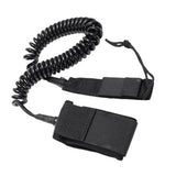 Maxbell Maxbell Surfboard Surfing Leash SUP Board Leash Coiled Cord with Double Swivels 12ft