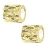 Maxbell Maxbell 2 Pieces Self-adhesive Wrist Ankle Joints Wrap Bandage Tape Light Green Camo