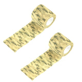 Maxbell Maxbell 2 Pieces Self-adhesive Wrist Ankle Joints Wrap Bandage Tape Light Green Camo